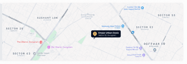 Map location for Bailey Residency